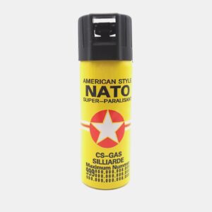 Bombe Lacrymogène American Style Gaz CS Silliarde NATO 60ml Made In Germany