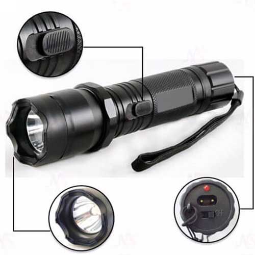 SHOCKER Electrique Lampe TASER DEFENSE 1101 1.000.000 VOLTS – Image 2