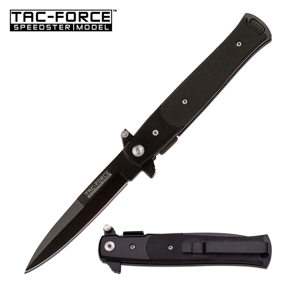 Couteau semi-automatique Ouverture assistée Tac-Force - Spring Assisted Knife - TF-428G10